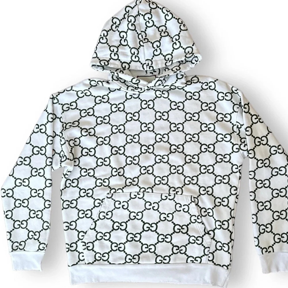 Gucci Monogram White and green Hoodie